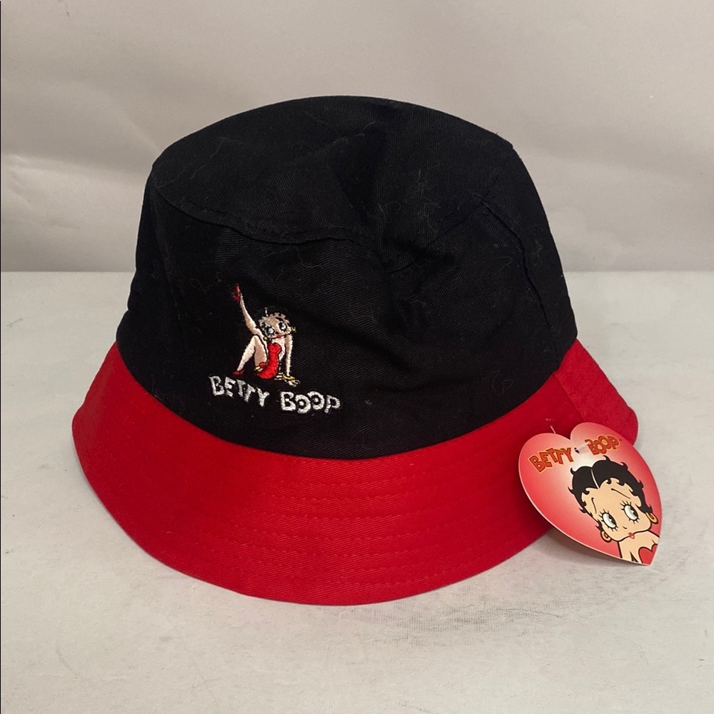 Betty Boop Black and Red Bucket Hat